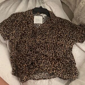 Beachlunchlounge Egyptian Mau Print Top